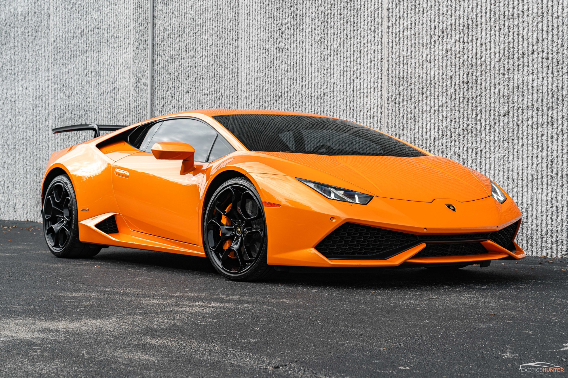 Used 2015 Lamborghini Huracan LP 610-4 in Arancio Borealis w/ a